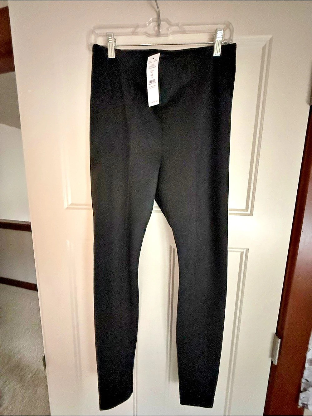 Parker Faux Suede Leggings Black Size Small NWT